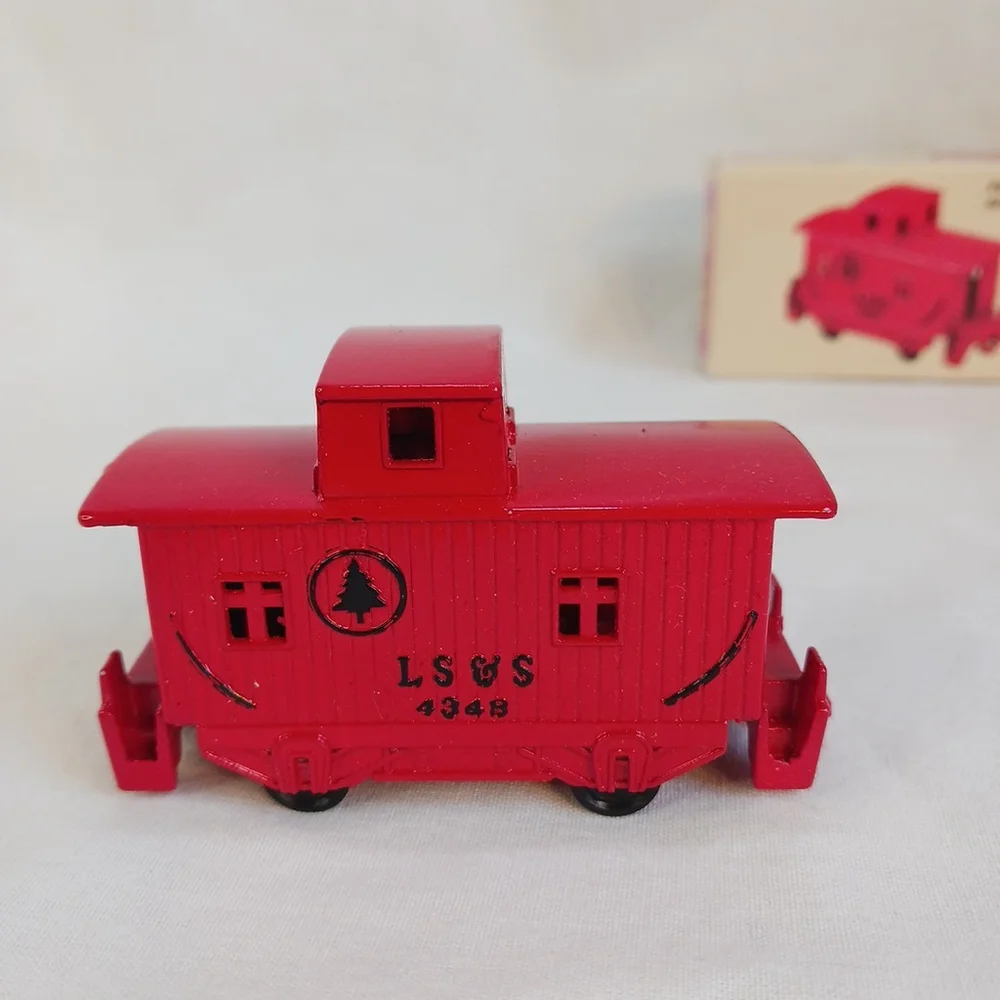 Red Train Caboose Die Cast Pencil Sharpener Miniature New